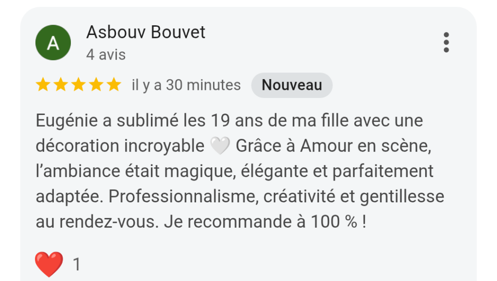 décoration anniversaire Thumeries